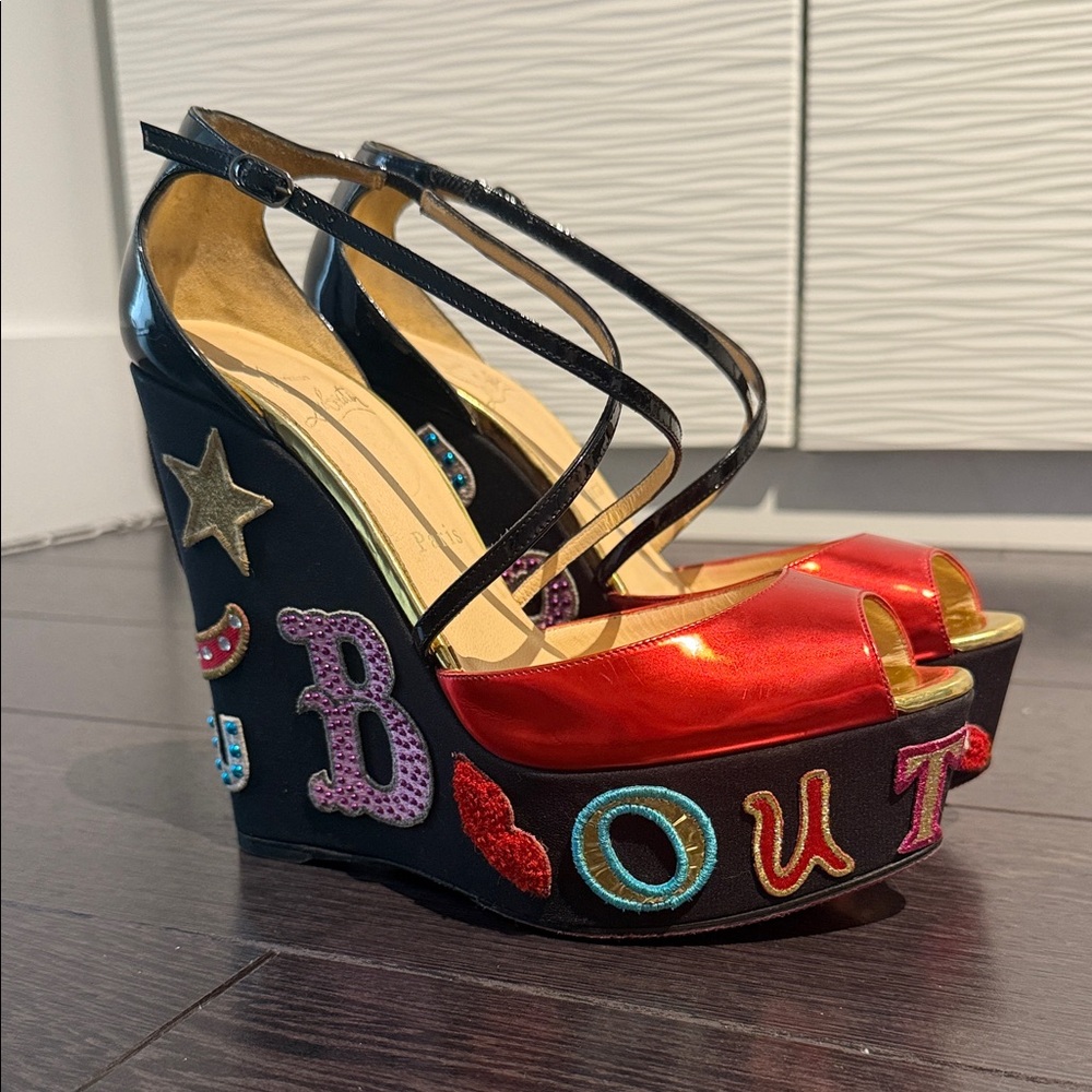 Christian Louboutin Loubi Zappa 140✨Limited Edition✨20th Anniversary✨Size 39